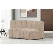 Best Master Furniture Sullessa Modular Armless Accent Chair Set of 1 (Camel)