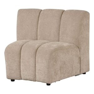 Best Master Furniture Sullessa Modular Armless Accent Chair Set of 1 (Camel)