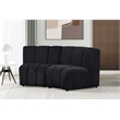 Best Master Furniture Sullessa Modular Armless Accent Chair Set of 1 (Black)