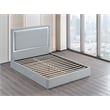 Best Master Furniture Denver Upholstered Bed Frame (California King/ Gray Cloud)