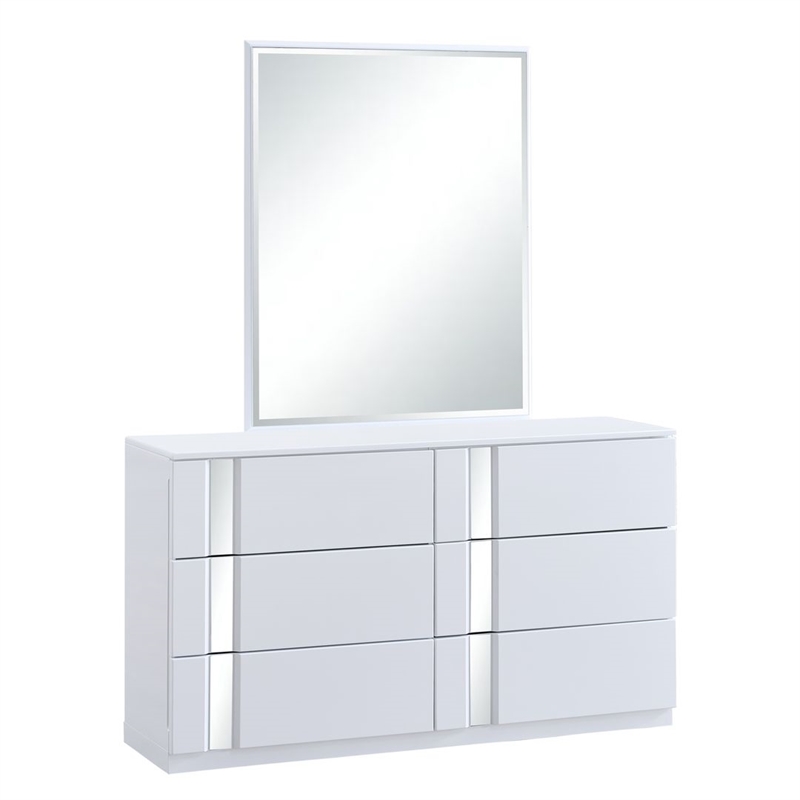 Best Master Furniture Denver 5-Piece Modern Bedroom Set (Queen/White)