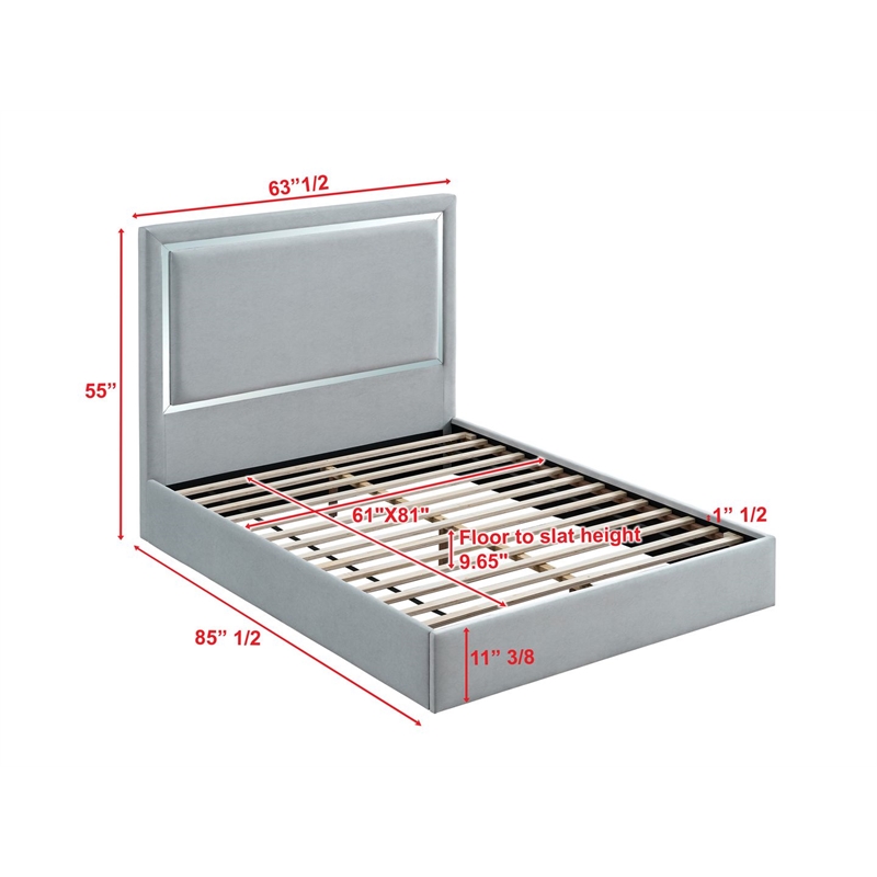 Best Master Furniture Denver 5-Piece Modern Bedroom Set (Queen/White)