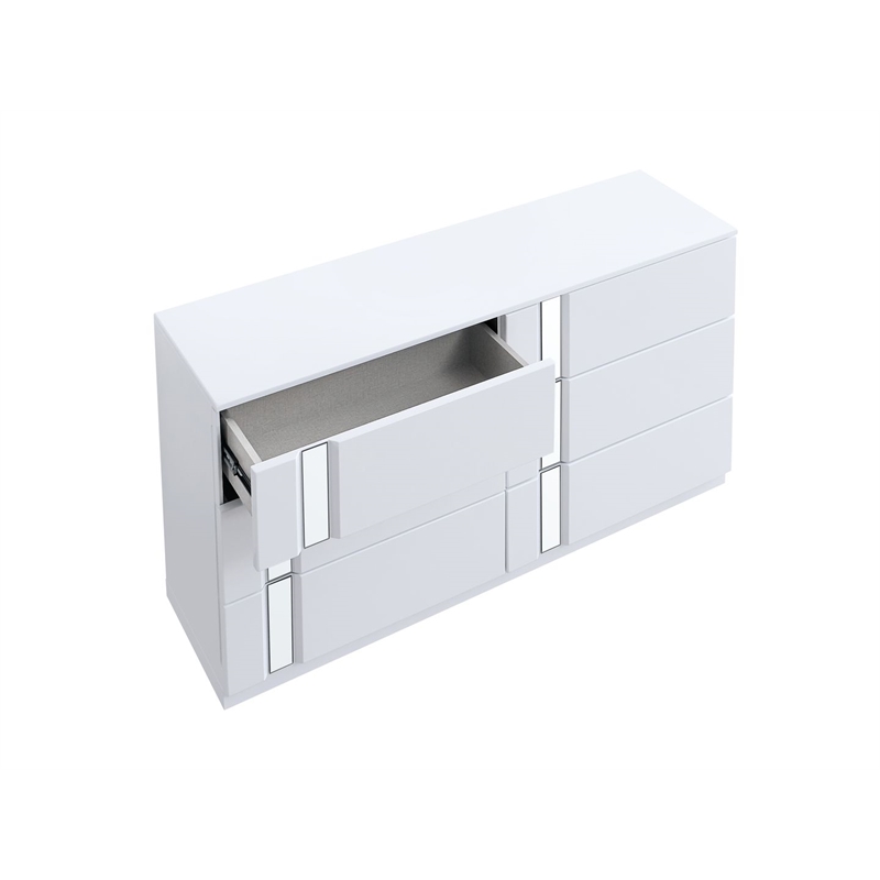 Best Master Furniture Denver 5-Piece Modern Bedroom Set (Queen/White)