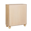 Best Master Furniture Daplen Scandinavian Modern  4-Drawer Chest (Light Oak)
