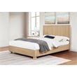 Best Master Furniture Daplen Scandinavian Bed Frame (Eastern King/Light Oak)