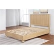 Best Master Furniture Daplen Scandinavian Bed Frame (Eastern King/Light Oak)