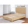 Best Master Furniture Daplen Scandinavian Bed Frame (Queen/Light Oak)