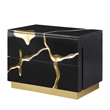 Best Master Furniture Trevello 5-Piece Eastern King Bed Set (Black/Gold)