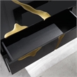 Best Master Furniture Trevello 5-Piece Eastern King Bed Set (Black/Gold)