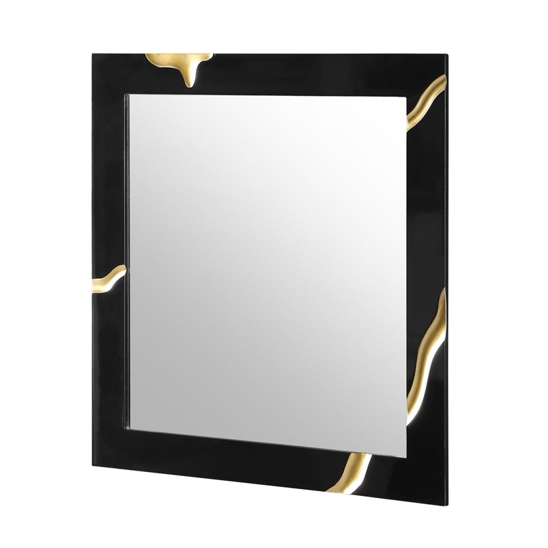 Best Master Furniture Trevello 5-Piece Queen Bed Set (Black/Gold)