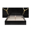 Best Master Furniture Trevello 5-Piece Queen Bed Set (Black/Gold)
