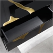 Best Master Furniture Trevello 5-Piece Queen Bed Set (Black/Gold)