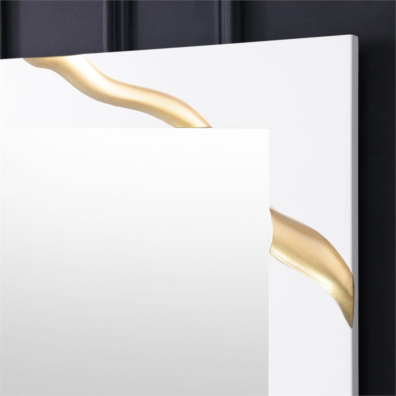 Best Master Furniture Trevello 5-Piece California King Bedroom Set (White/Gold)