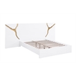 Best Master Furniture Trevello 5-Piece Eastern King Bed Set (White/Gold)