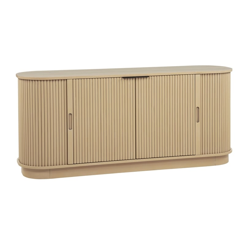 Best Master Furniture Halcrest Mid-Century Sideboard (Light Oak)