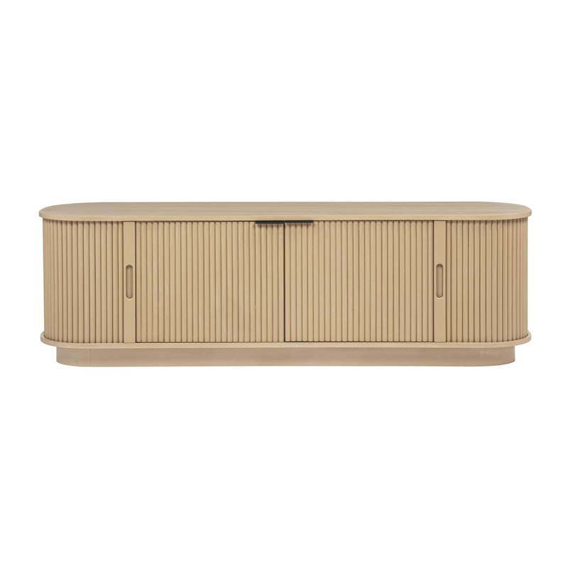 Best Master Furniture Halcrest Mid-Century TV Stand (Light Oak)