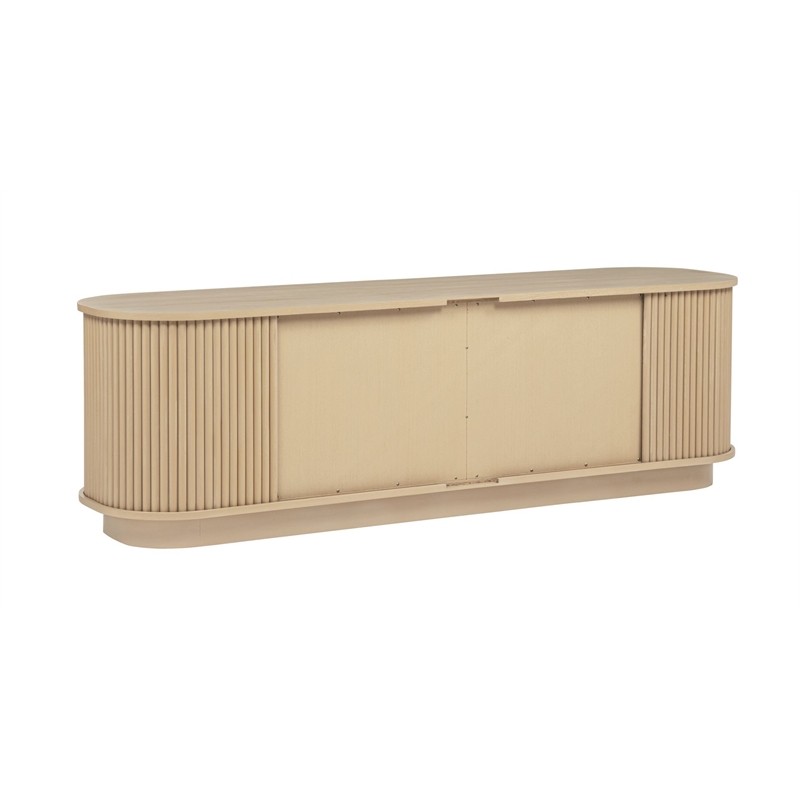 Best Master Furniture Halcrest Mid-Century TV Stand (Light Oak)