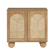 Best Master Furniture Cyrus 2-Door Accent Cabinet (Brown)
