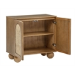Best Master Furniture Cyrus 2-Door Accent Cabinet (Brown)