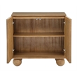Best Master Furniture Cyrus 2-Door Accent Cabinet (Brown)