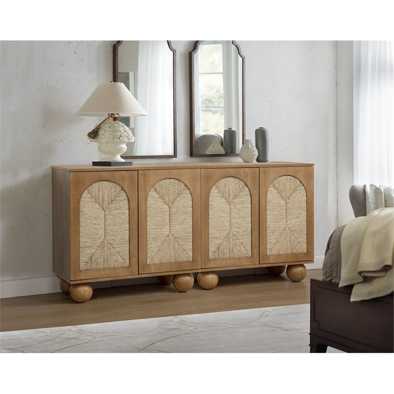 Best Master Furniture Cyrus 2-Door Accent Cabinet (Brown)