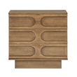 Best Master Furniture Capri 3-Drawer Accent Cabinet (Brown)