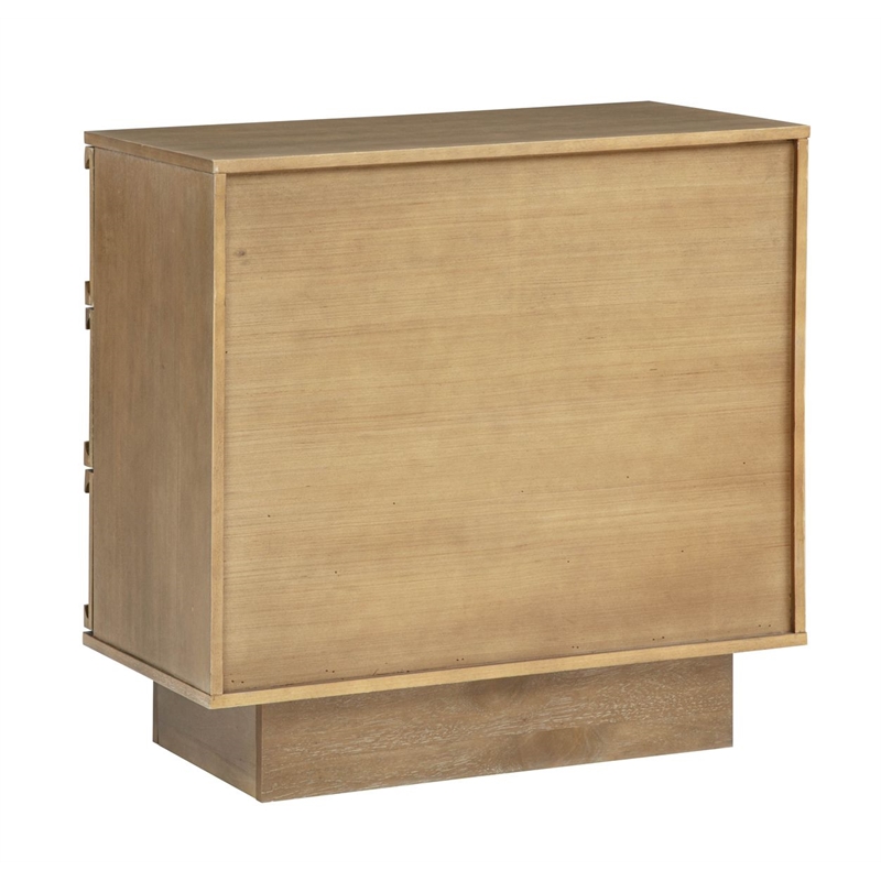 Best Master Furniture Capri 3-Drawer Accent Cabinet (Brown)