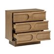 Best Master Furniture Capri 3-Drawer Accent Cabinet (Brown)
