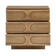 Best Master Furniture Capri 3-Drawer Accent Cabinet (Brown)
