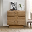 Best Master Furniture Capri 3-Drawer Accent Cabinet (Brown)