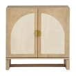 Best Master Furniture Cora 2-Door Accent Cabinet (Light Oak)