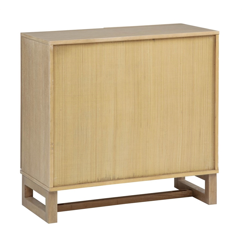 Best Master Furniture Cora 2-Door Accent Cabinet (Light Oak)