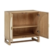 Best Master Furniture Cora 2-Door Accent Cabinet (Light Oak)