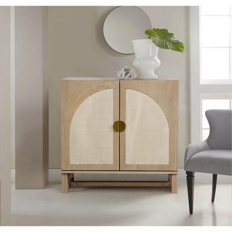 Best Master Furniture Cora 2-Door Accent Cabinet (Light Oak)