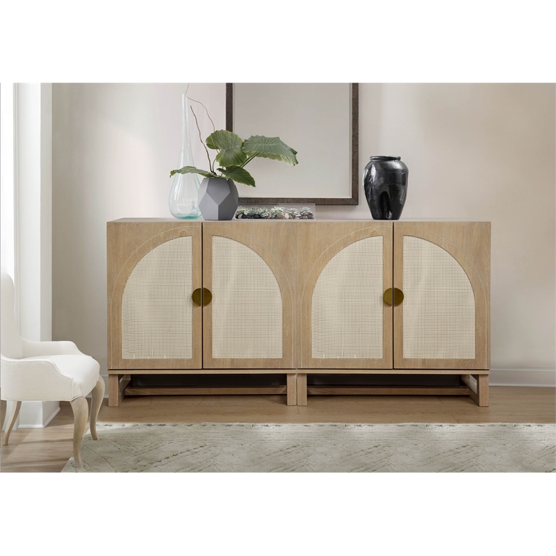 Best Master Furniture Cora 2-Door Accent Cabinet (Light Oak)