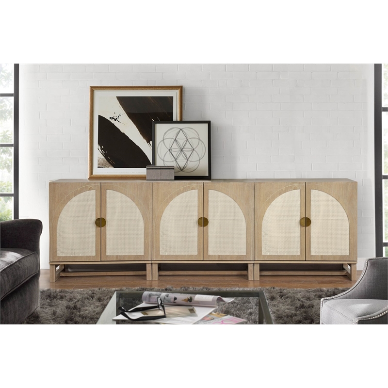 Best Master Furniture Cora 2-Door Accent Cabinet (Light Oak)
