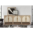 Best Master Furniture Cora 2-Door Accent Cabinet (Light Oak)