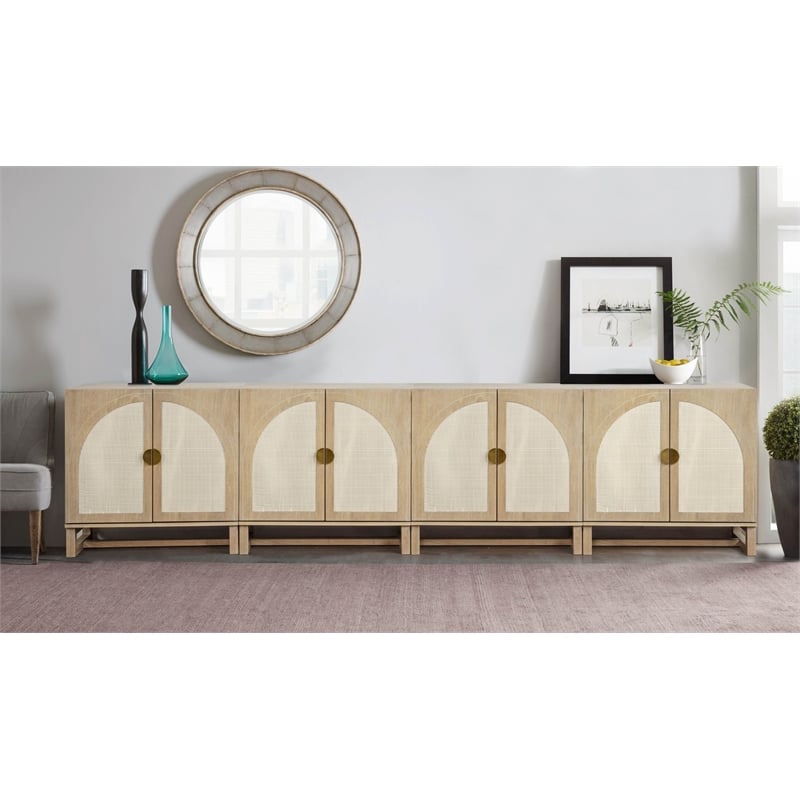 Best Master Furniture Cora 2-Door Accent Cabinet (Light Oak)