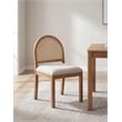 Best Master Furniture Daxon Fabric Dining Chairs (Beige/Brown) - Set of 2