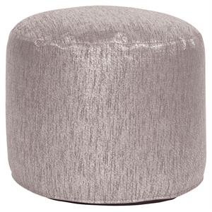 howard elliott round transitional fabric and ecycled eps filler tall pouf