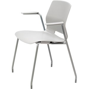 olio designs lola plastic stackable arm chair