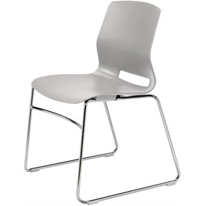 olio designs lola plastic sled base stackable chair