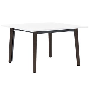 Olio Designs Della 48&quot Square Wooden Dining Table in Umber
