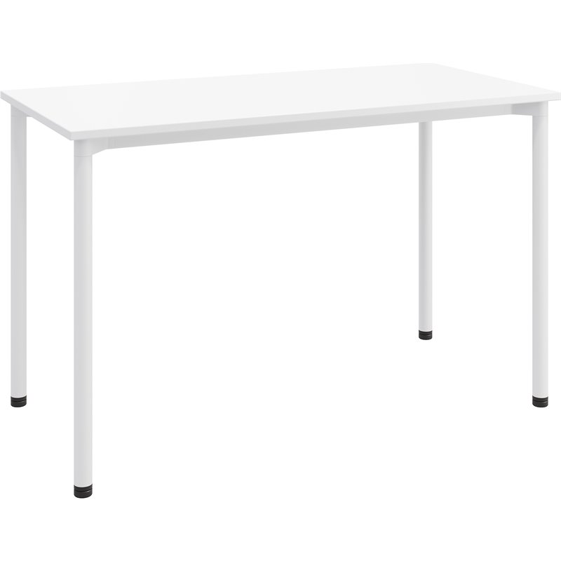 Olio Designs Spright Wood Top Work Table Desk in White