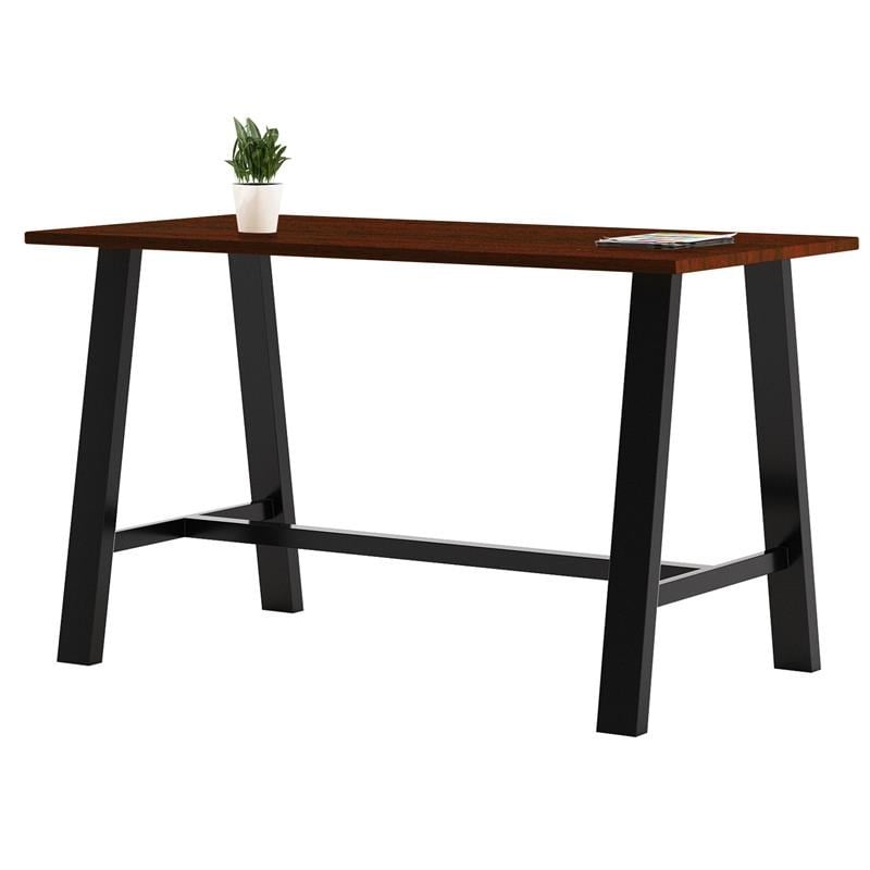 KFI Midtown 3.5 x 6 FT Conference Table - Mahogany - Bistro Height