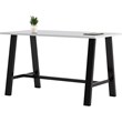 KFI Midtown 3.5 x 6 FT Conference Table - Fashion Grey - Bistro Height