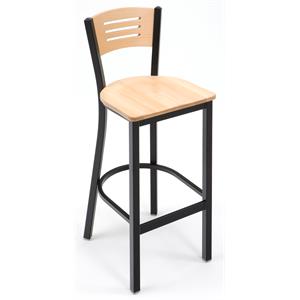 KFI Metal Barstool - Natural - Commercial Grade - Made in the USA