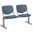 KFI KOOL 2 Seats Reception Bench - Navy Seats & Back