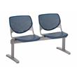 KFI KOOL 2 Seats Reception Bench - Navy Seats & Back