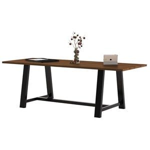 KFI Midtown 3.5 x 8 FT Conference Table - Walnut - Standard Height